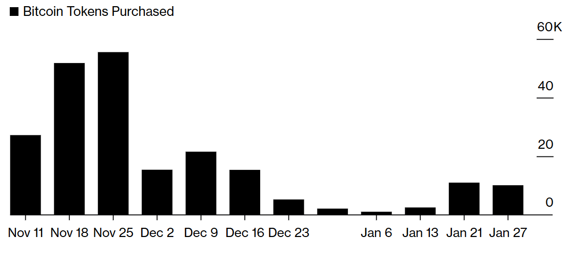 MicroStrategy bitcoin purchases